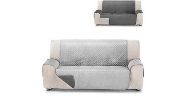 Funda cubre sofá reversible Textil Rubí